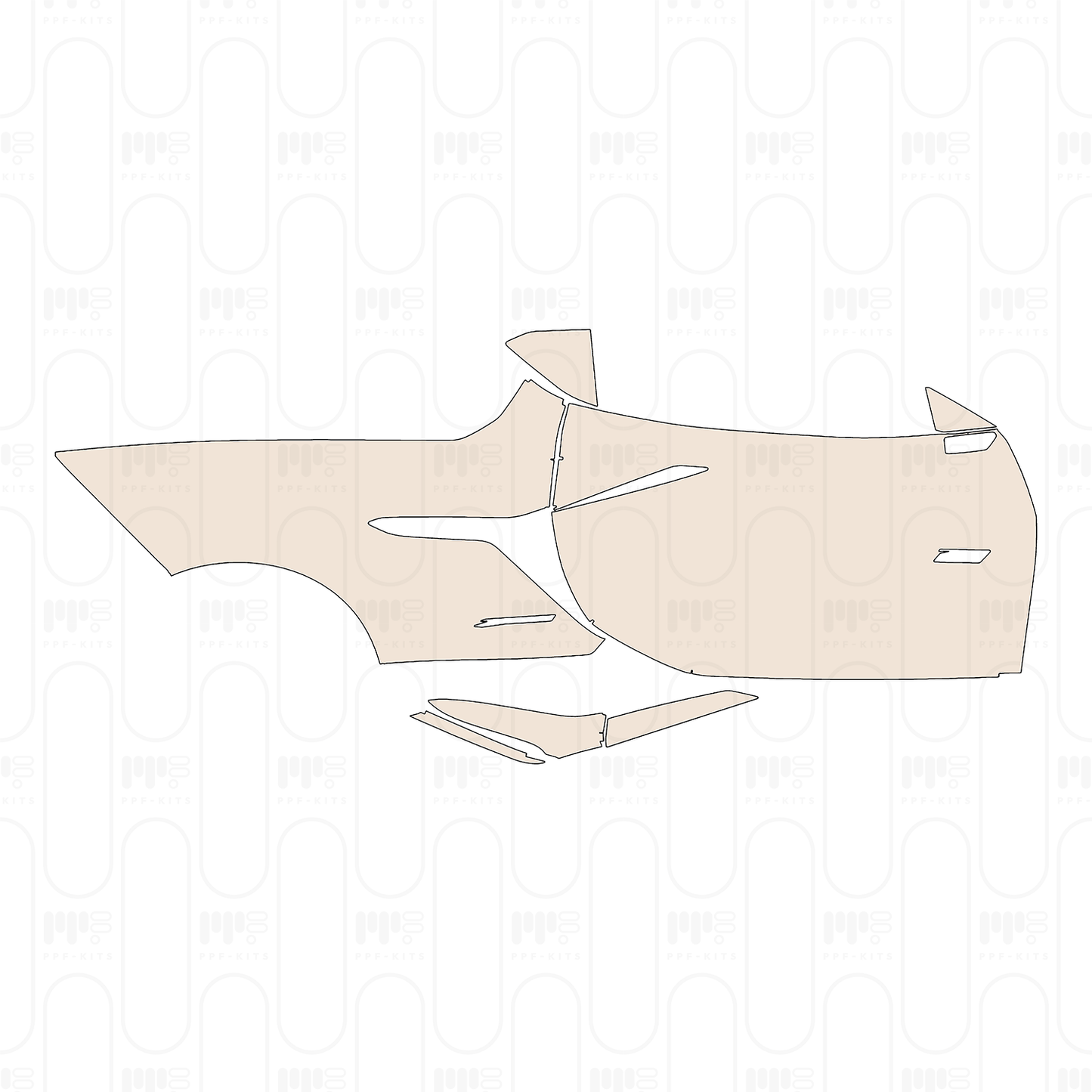 Pre-Cut PPF Chevrolet Corvette Z06 Convertible 2023