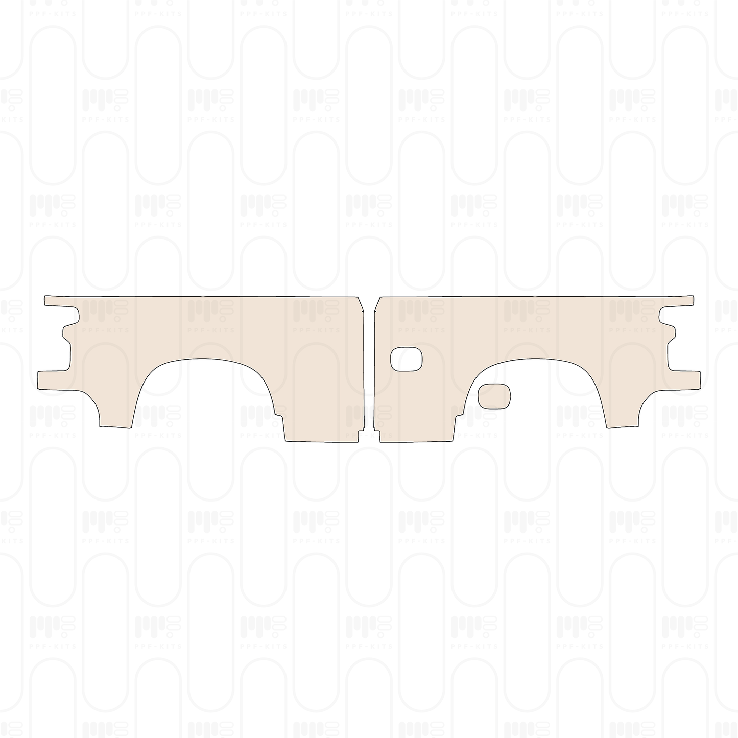 Pre-Cut PPF Chevrolet Silverado 1500 High Country 2022