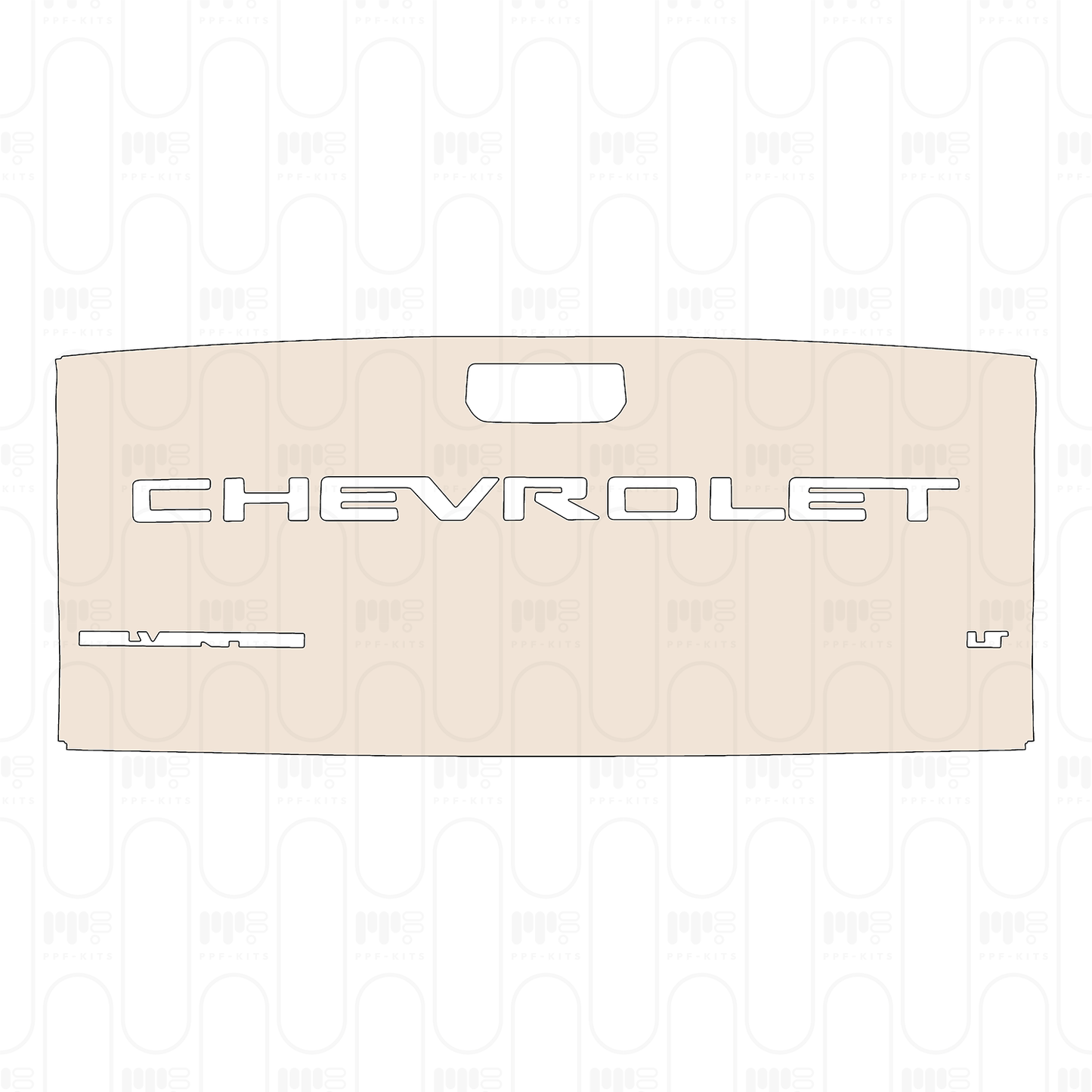 Pre-Cut PPF Chevrolet Silverado 1500 LT Trail Boss 2022
