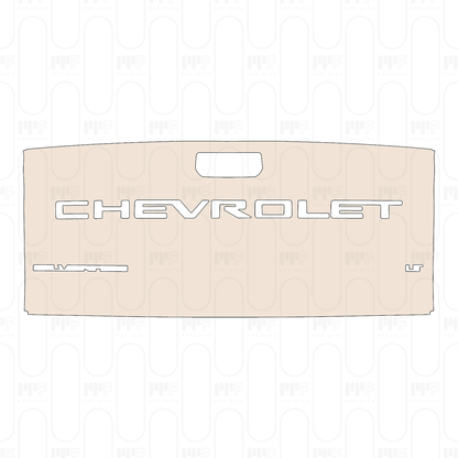 Pre-Cut PPF Chevrolet Silverado 1500 LT Trail Boss 2022