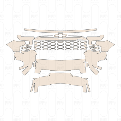 Pre-Cut PPF Chevrolet Silverado 1500 ZR2 2022