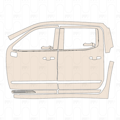 Pre-Cut PPF Chevrolet Silverado 1500 High Country 2022