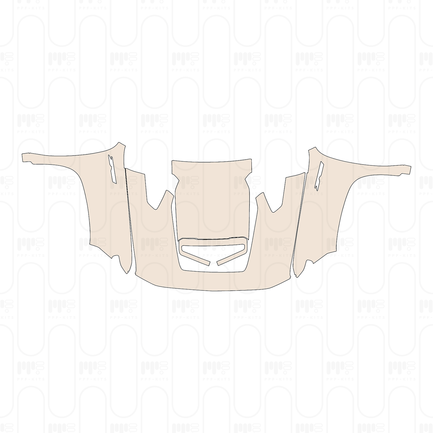 Pre-Cut PPF Chevrolet Silverado HD 2500 HD ZR2 2024