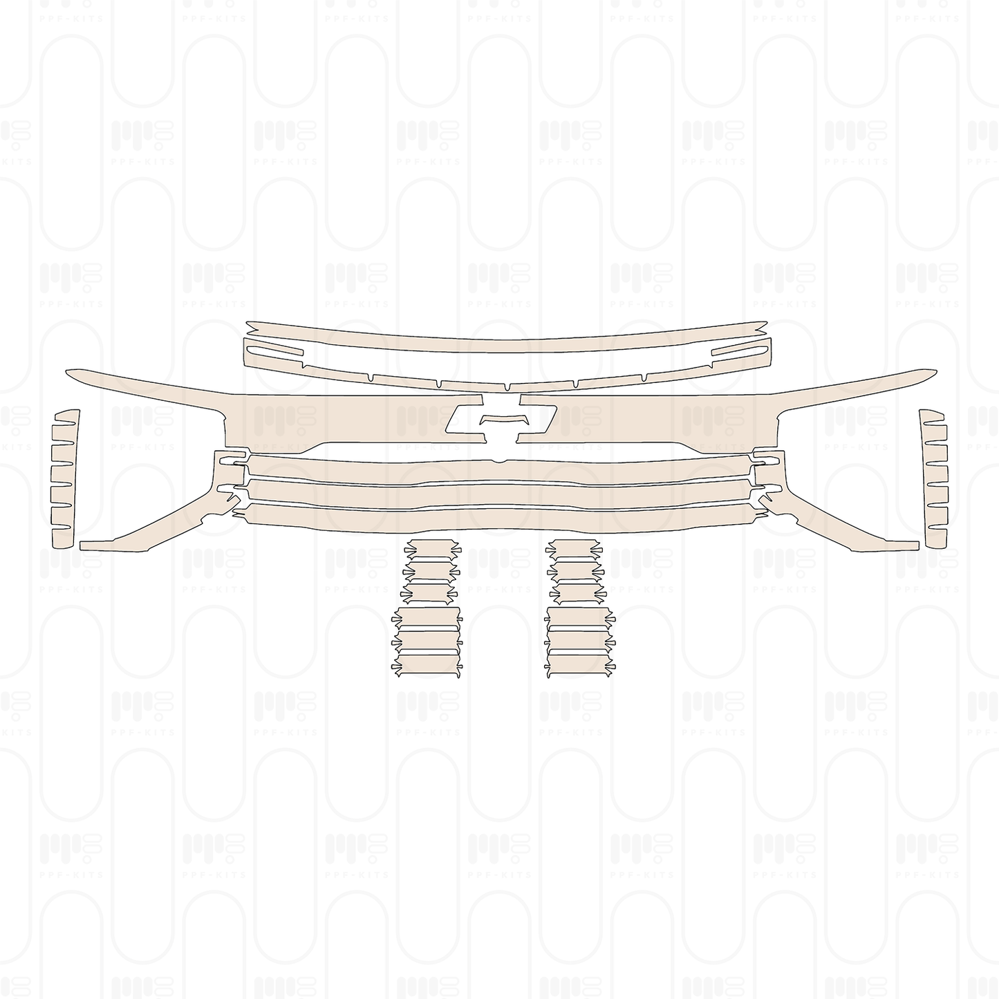 Pre-Cut PPF Chevrolet Tahoe RST 2025