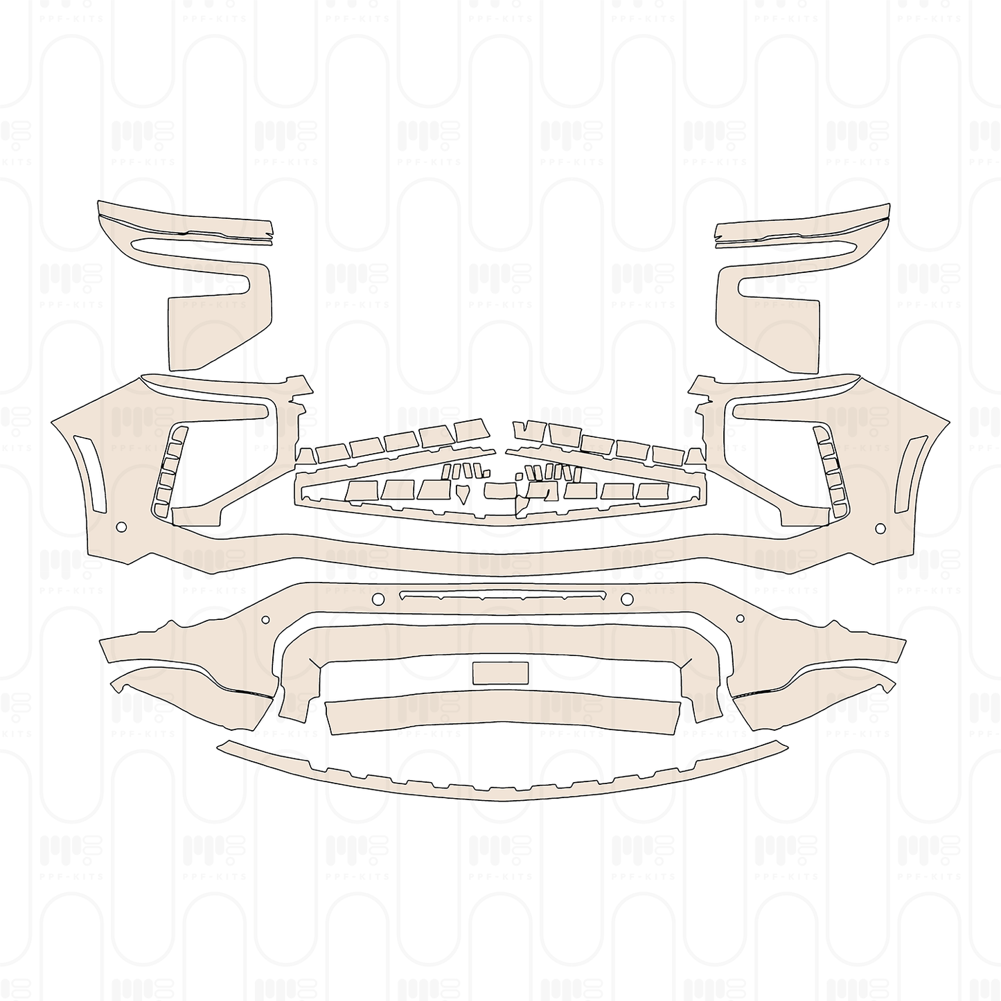 Pre-Cut PPF Chevrolet Tahoe Z71 2025