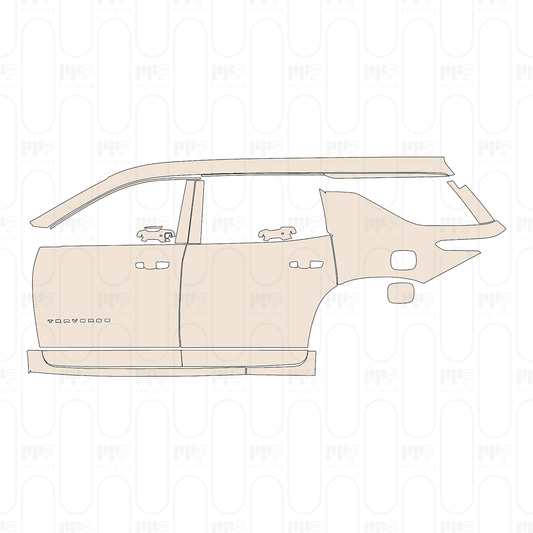 Pre-Cut PPF Chevrolet Traverse RS 2024