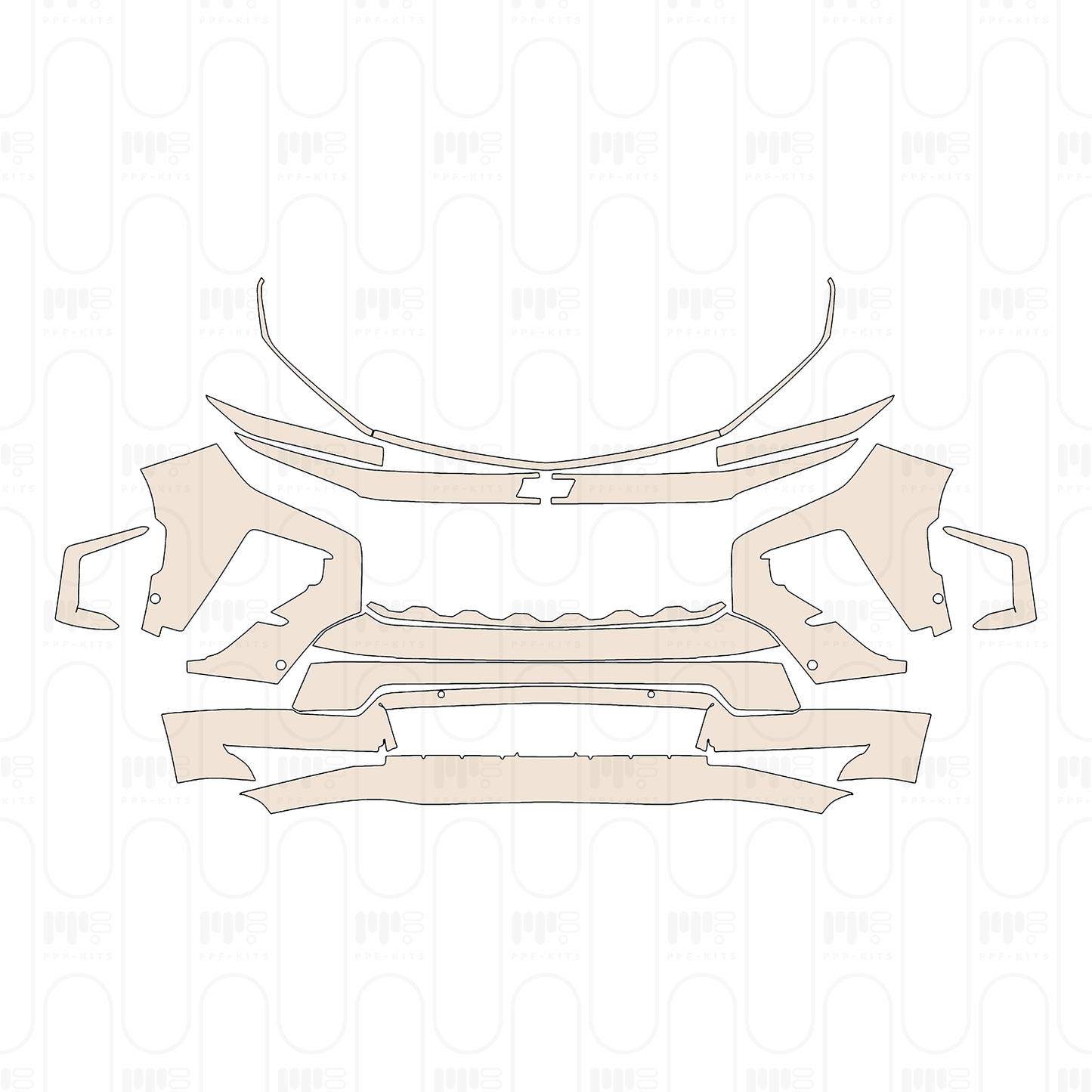 Pre-Cut PPF Chevrolet Traverse RS 2024