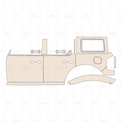 Pre-Cut PPF Ford Bronco 4 Door Big Bend 2022