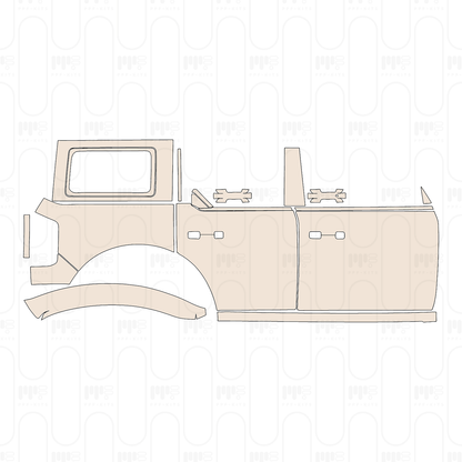 Pre-Cut PPF Ford Bronco 4 Door Big Bend 2022
