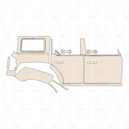 Pre-Cut PPF Ford Bronco 4 Door Raptor 2022