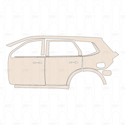 Pre-Cut PPF Ford Everest Wildtrak 2023