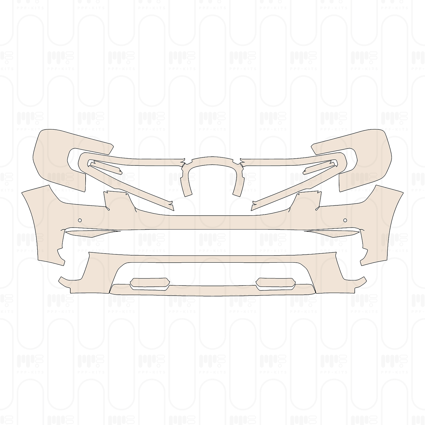 Pre-Cut PPF Ford Everest Titanium 2023