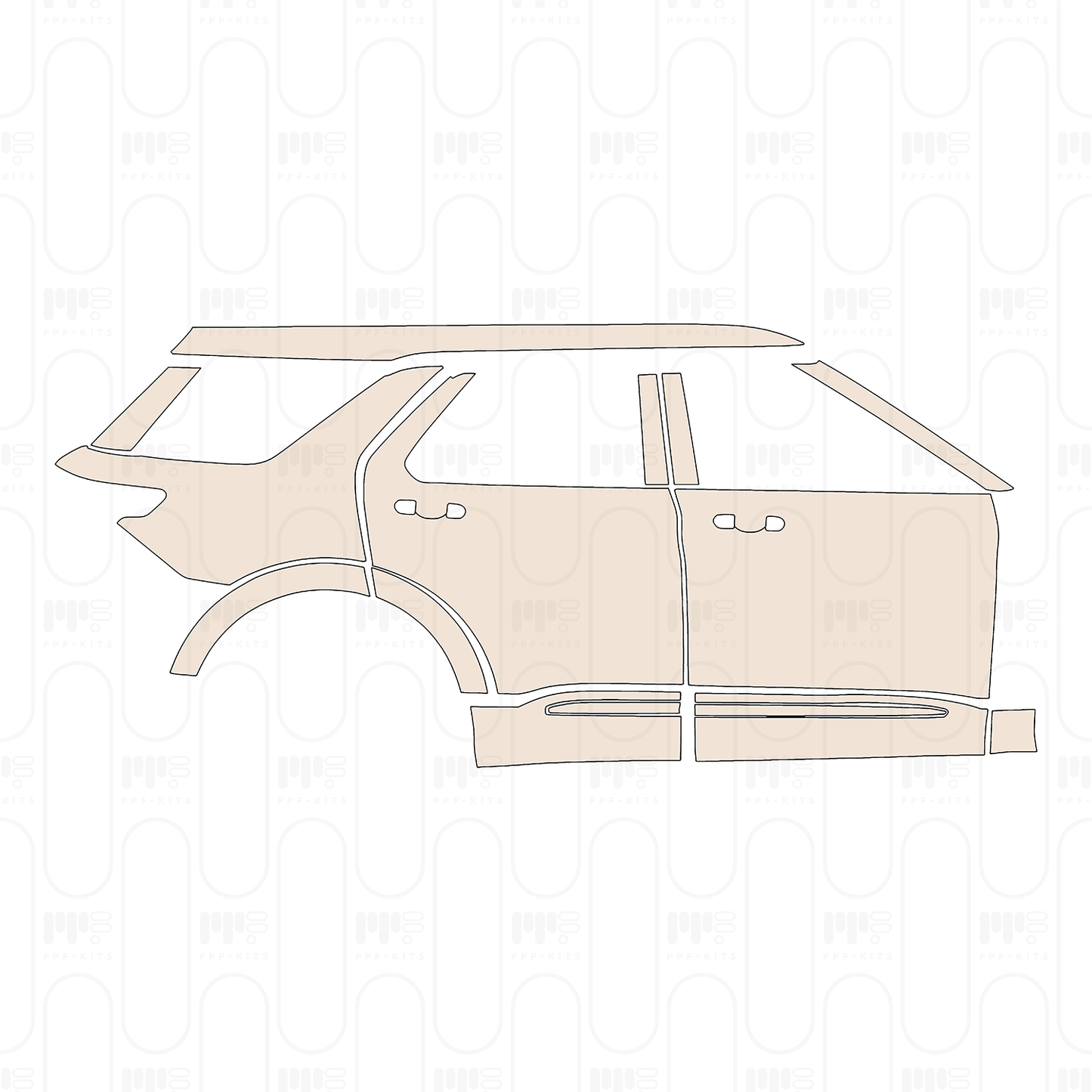 Pre-Cut PPF Ford Explorer (CN) 2022