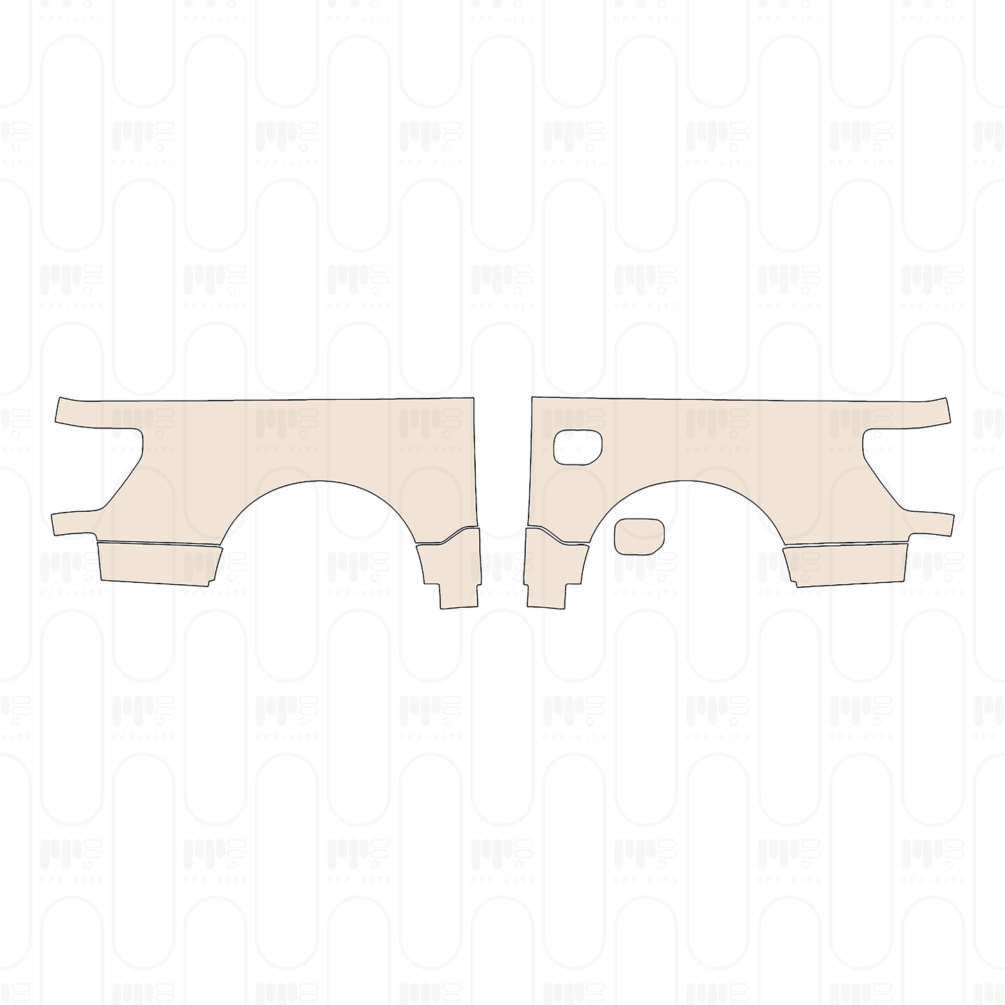 Pre-Cut PPF Ford F-150 SuperCrew XLT 2022