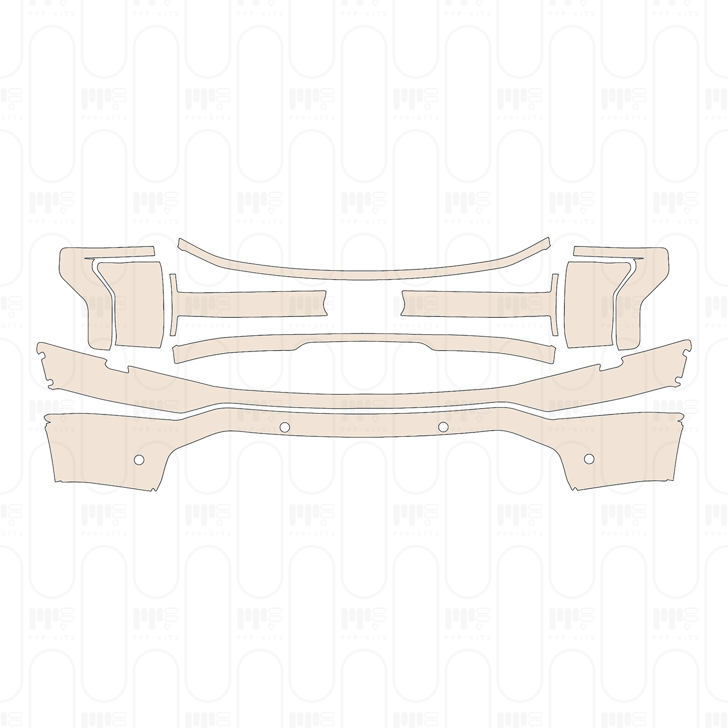 Pre-Cut PPF Ford F-150 Lightning Lariat 2022