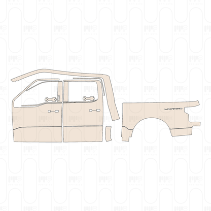 Pre-Cut PPF Ford F-150 Lightning Lariat 2022