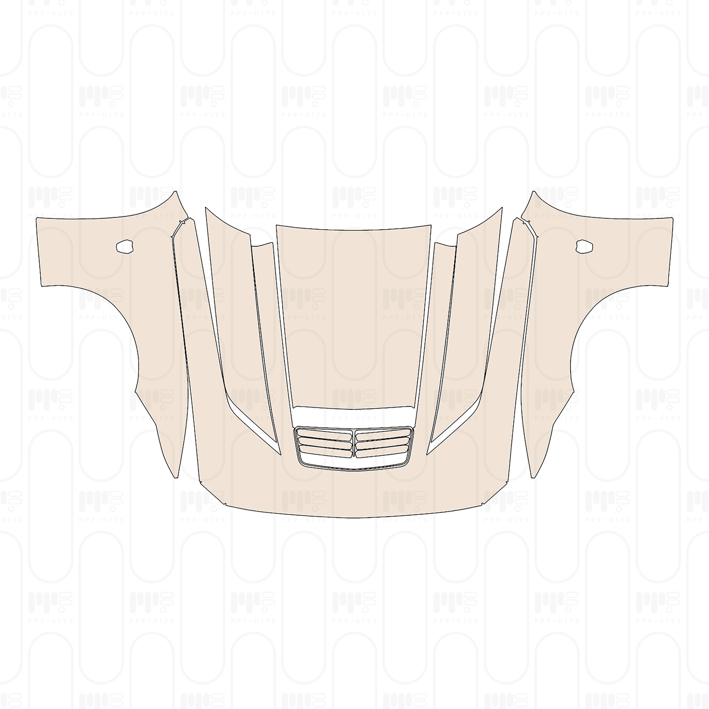 Pre-Cut PPF Ford Mustang Fastback Dark Horse 2024
