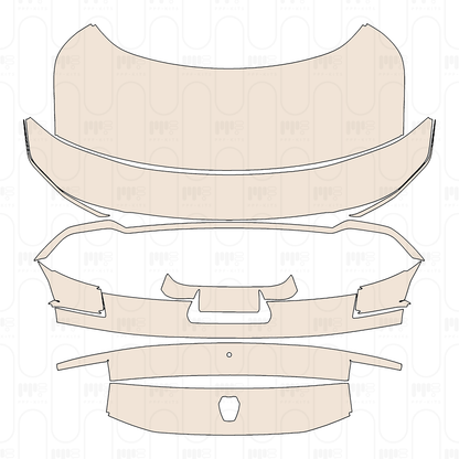 Pre-Cut PPF Ford Mustang Fastback Dark Horse 2024