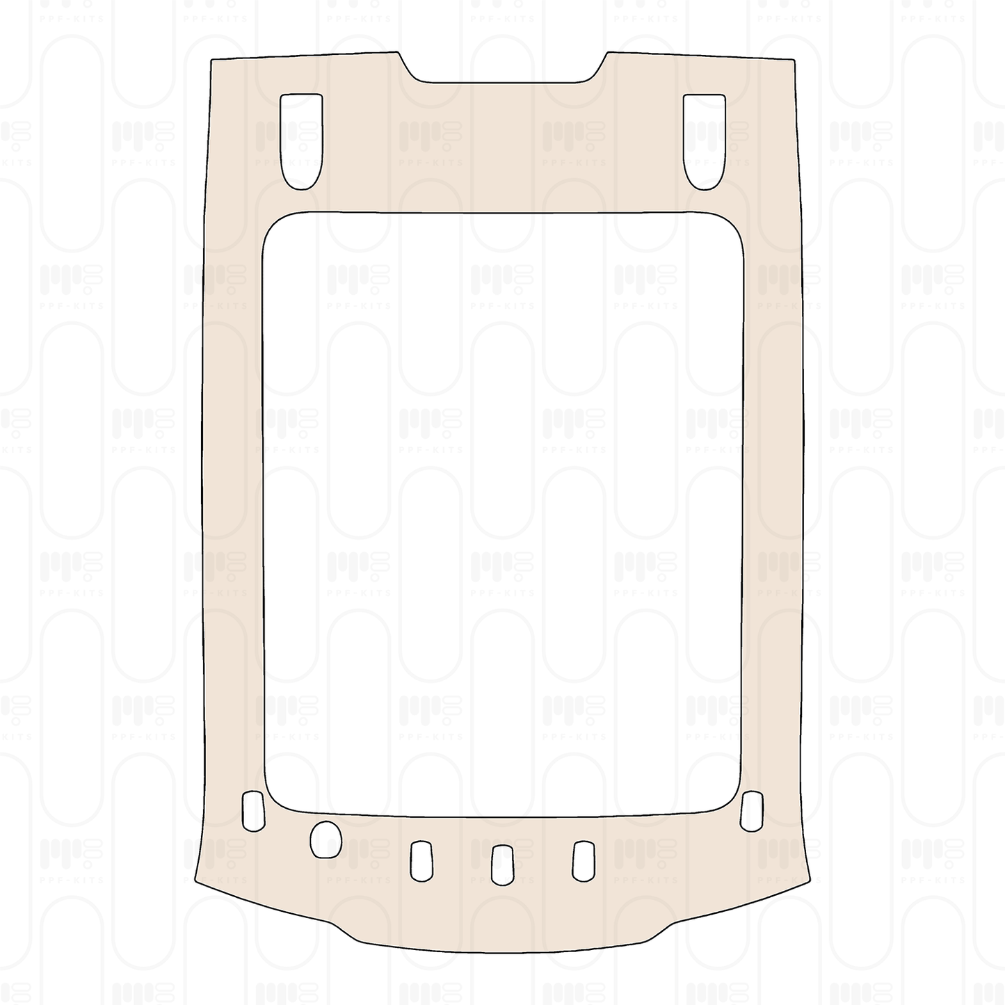 Pre-Cut PPF Ford Super Duty F-350 Crew Cab Platinum 2023