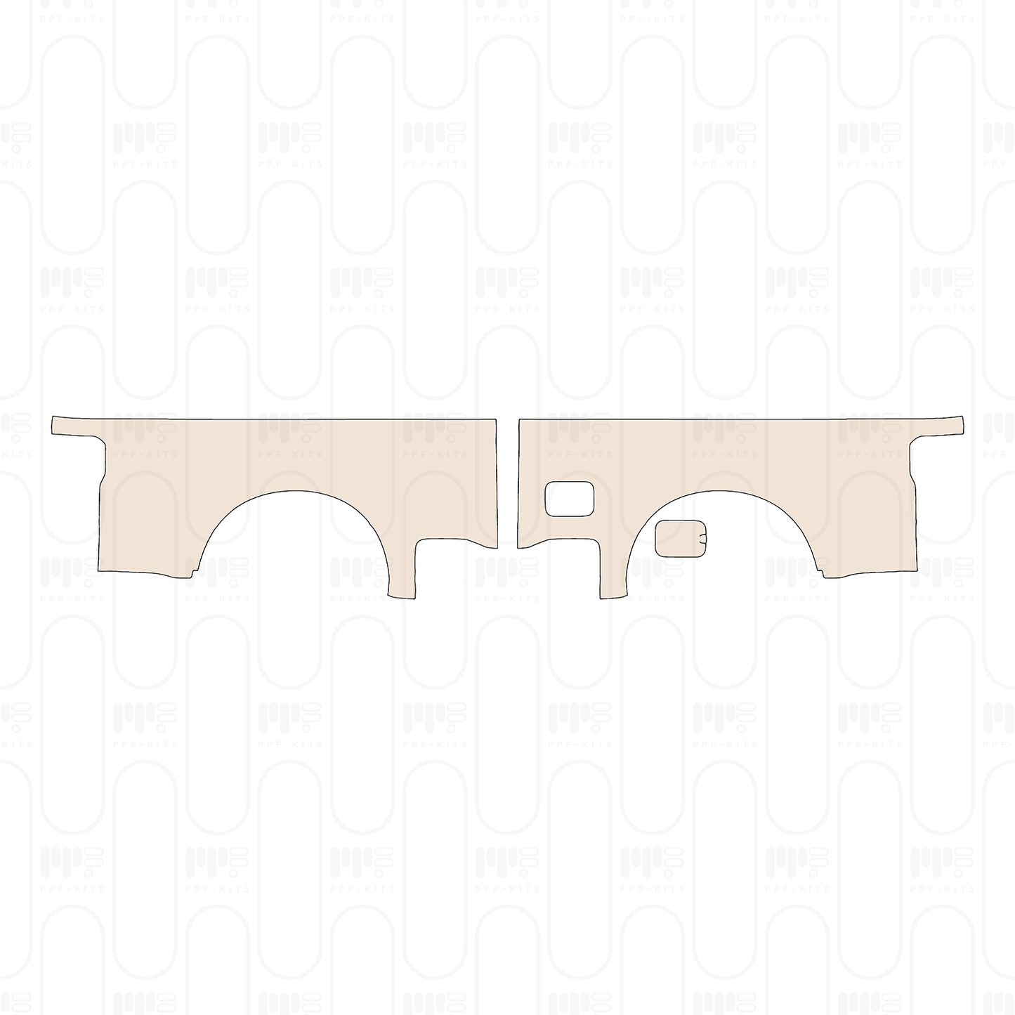 Pre-Cut PPF Ford Super Duty F-350 Crew Cab XLT 2023