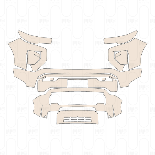 Pre-Cut PPF GMC Canyon Denali 2024