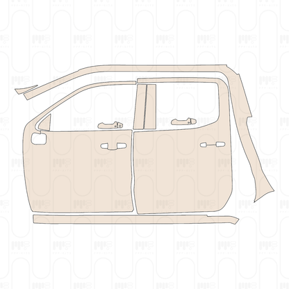 Pre-Cut PPF GMC Sierra 1500 Crew Cab ELEVATION 2022