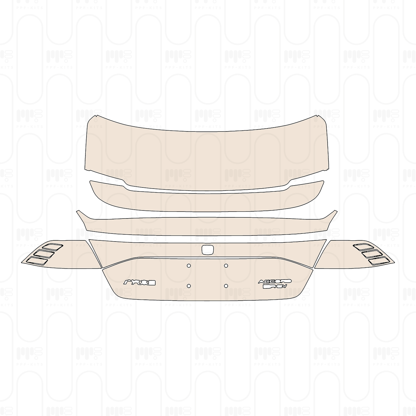 Pre-Cut PPF Honda Accord 2023
