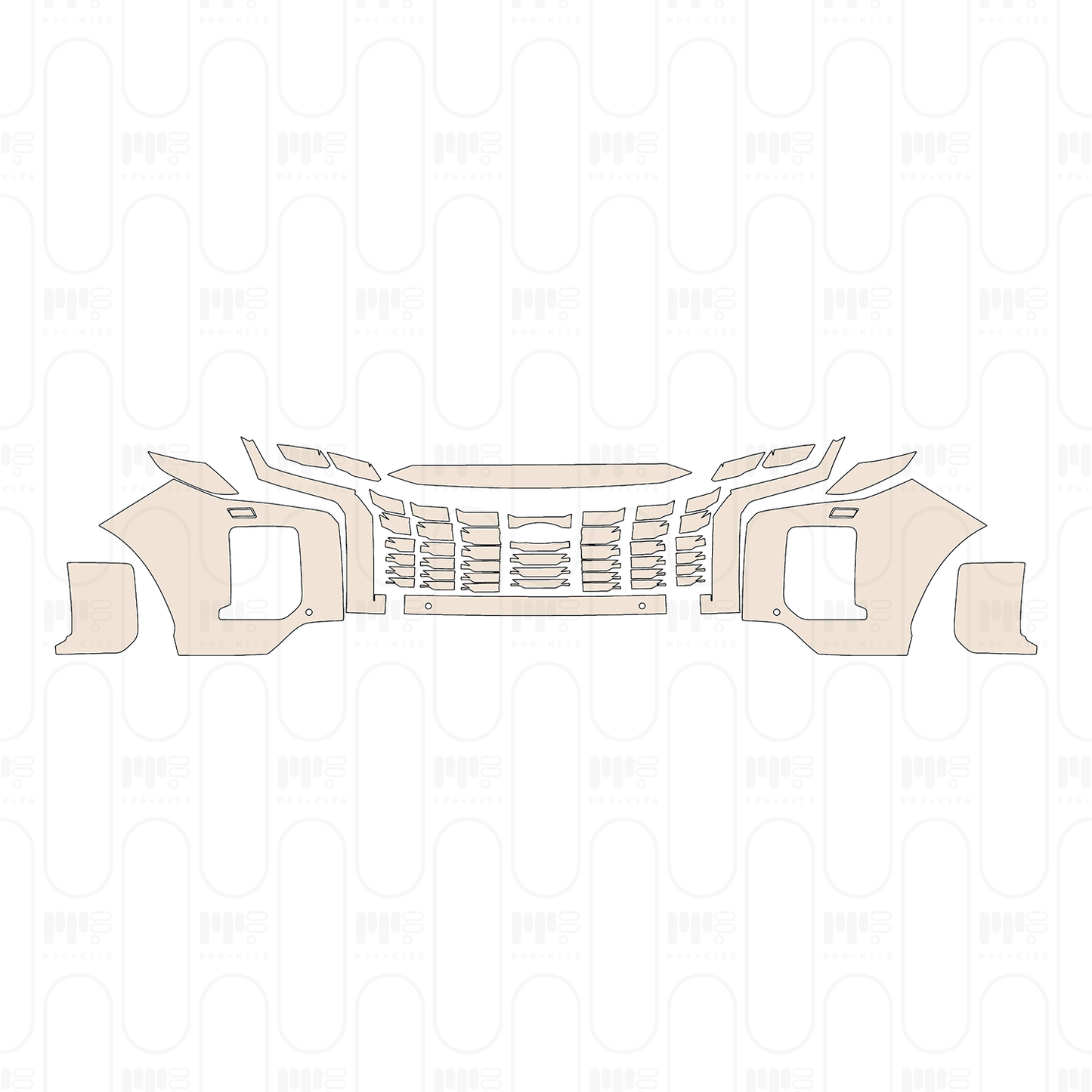 Pre-Cut PPF Hyundai Palisade SE 2023