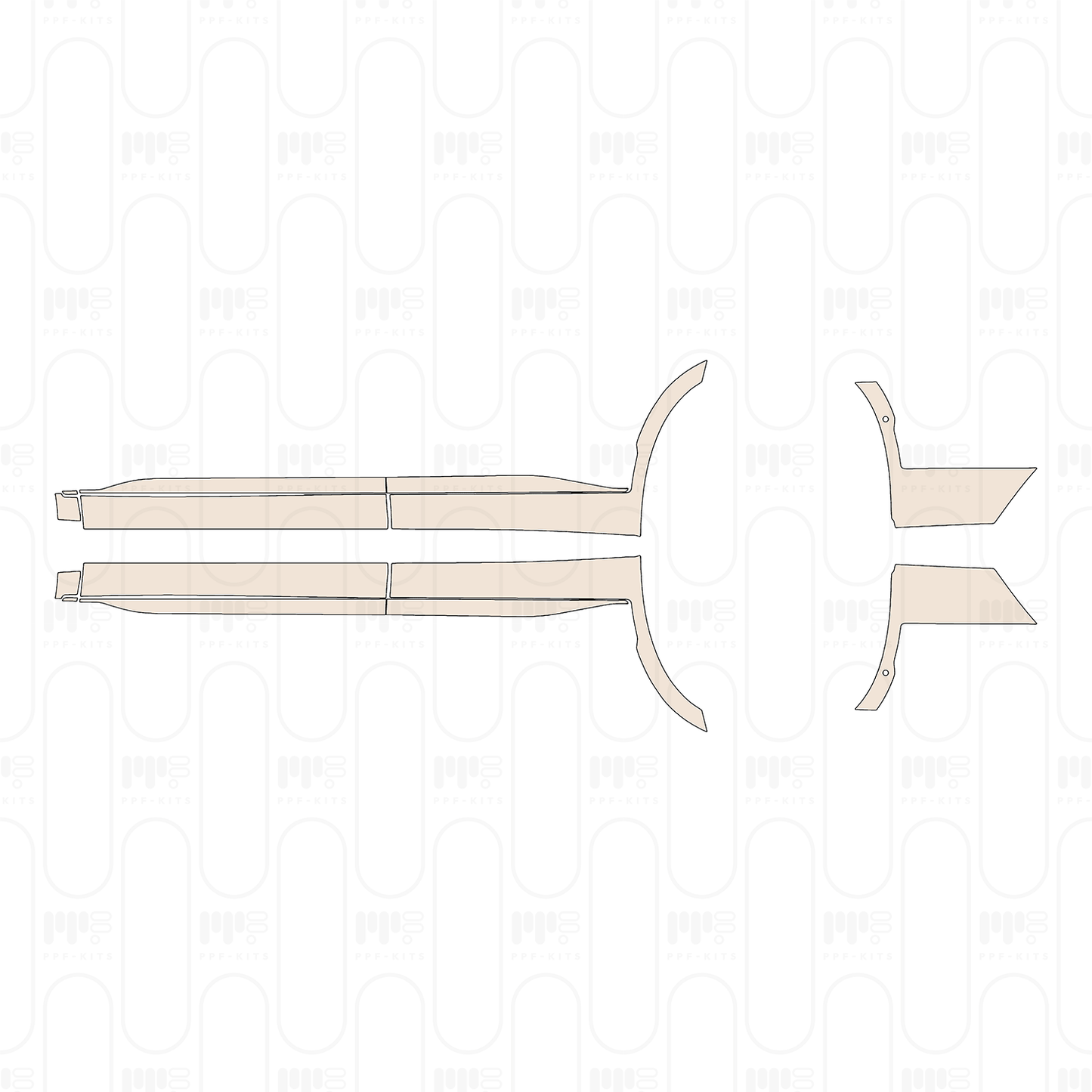 Pre-Cut PPF Hyundai Palisade Calligraphy 2023