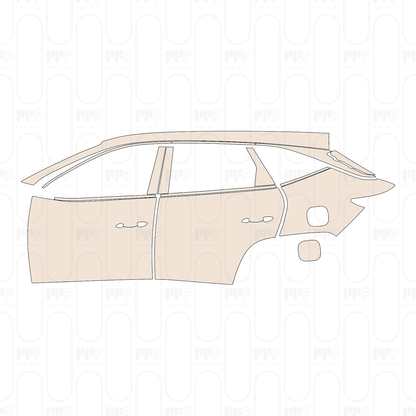 Pre-Cut PPF Hyundai Tucson (US) Base 2022