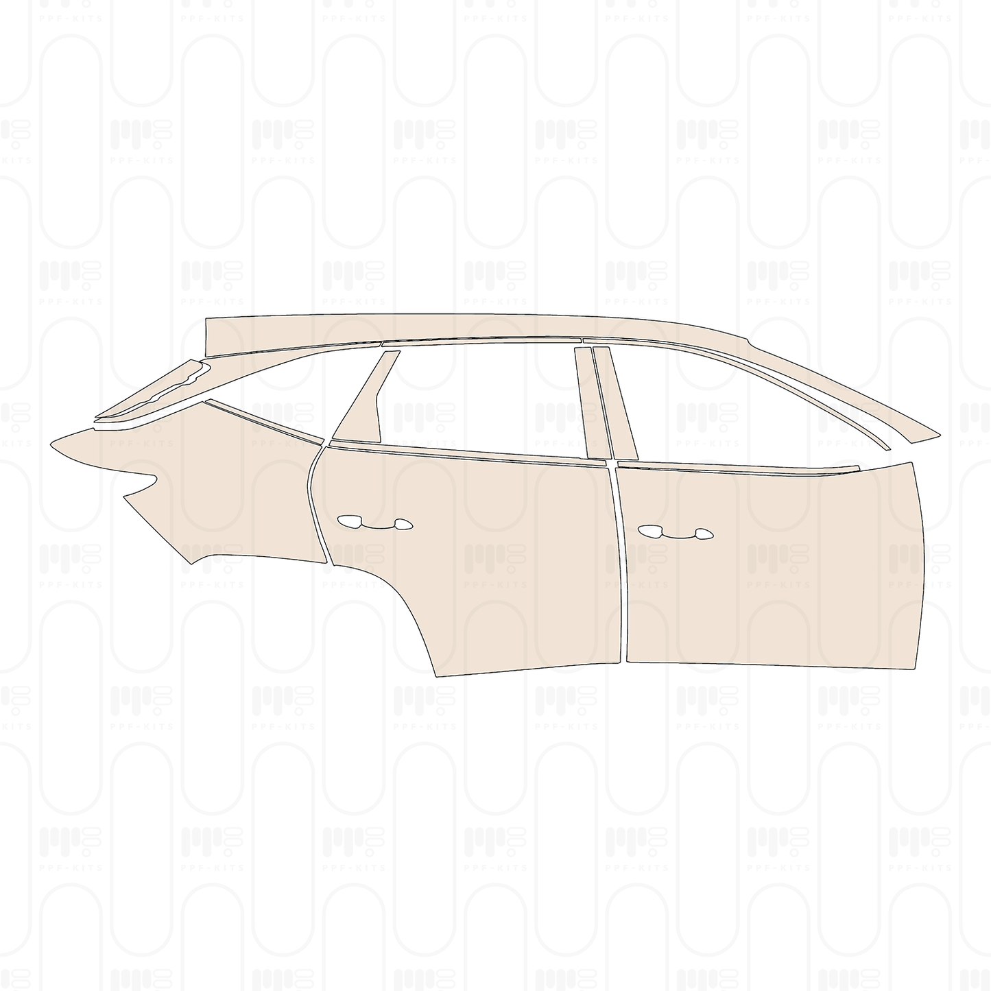 Pre-Cut PPF Hyundai Tucson (US) Base 2022