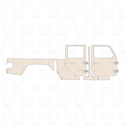 Pre-Cut PPF JEEP Gladiator High Altitude 2022