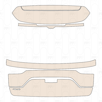 Pre-Cut PPF JEEP Grand Cherokee Grand Cherokee (2-row) Altitude 2022