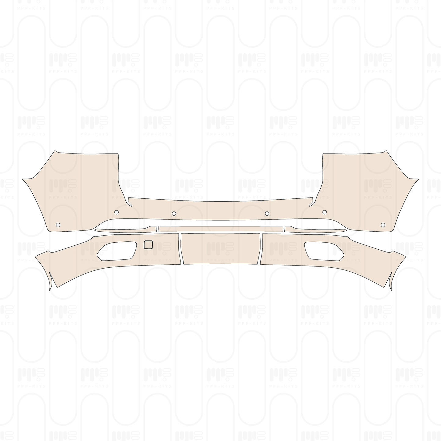 Pre-Cut PPF JEEP Grand Cherokee Grand Cherokee (2-row) Summit Reserve 2022