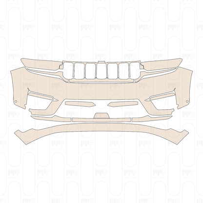 Pre-Cut PPF JEEP Grand Cherokee Grand Cherokee (2-row) Summit Reserve 2022