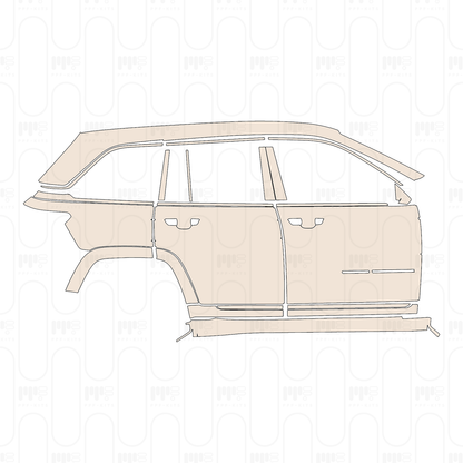 Pre-Cut PPF JEEP Grand Cherokee Grand Cherokee (2-row) Summit Reserve 2022