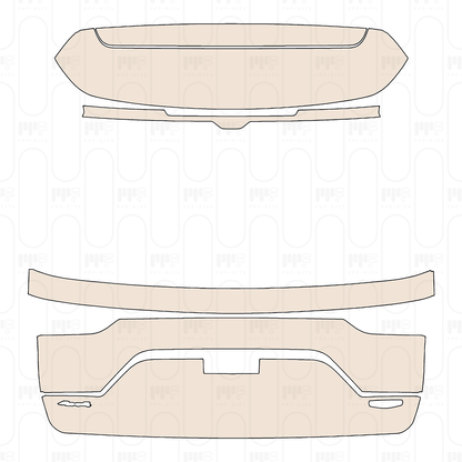 Pre-Cut PPF JEEP Grand Cherokee Grand Cherokee (2-row) Summit Reserve 2022