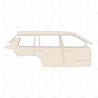 Pre-Cut PPF JEEP Grand Cherokee Grand Cherokee L (3-row) Altitude 2022