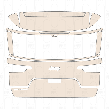 Pre-Cut PPF JEEP Grand Cherokee Grand Cherokee L (3-row) Altitude 2022