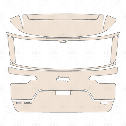 Pre-Cut PPF JEEP Grand Cherokee Grand Cherokee L (3-row) Summit Reserve 2022