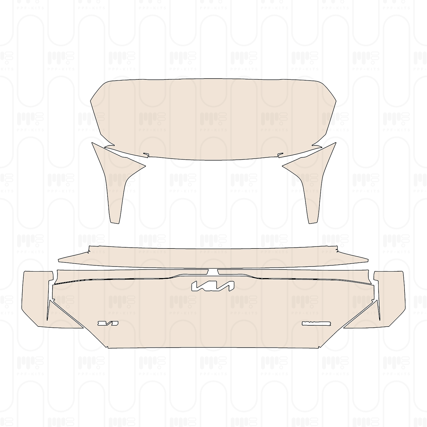 Pre-Cut PPF KIA EV5 (CN) 2023