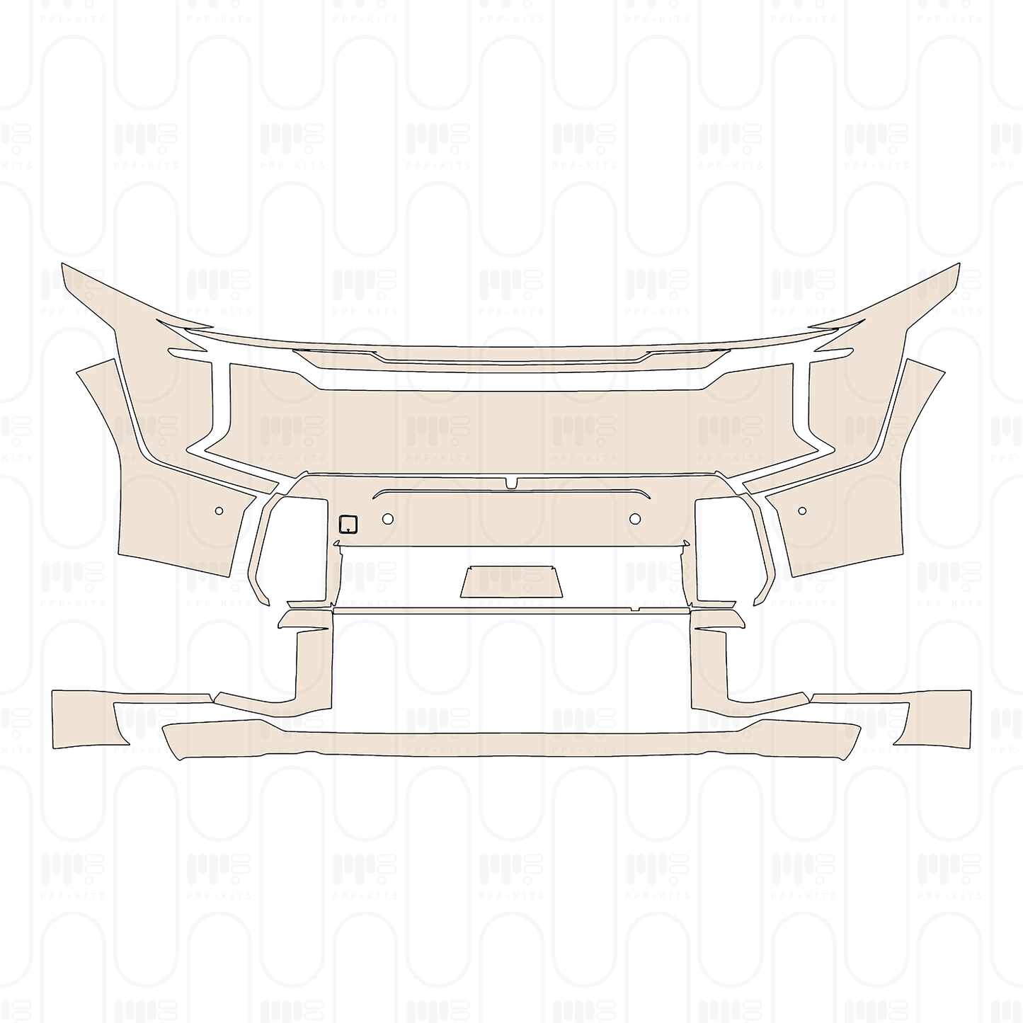 Pre-Cut PPF KIA EV9 GT-Line 2024