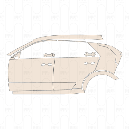 Pre-Cut PPF KIA Niro EV (US) Wave 2023