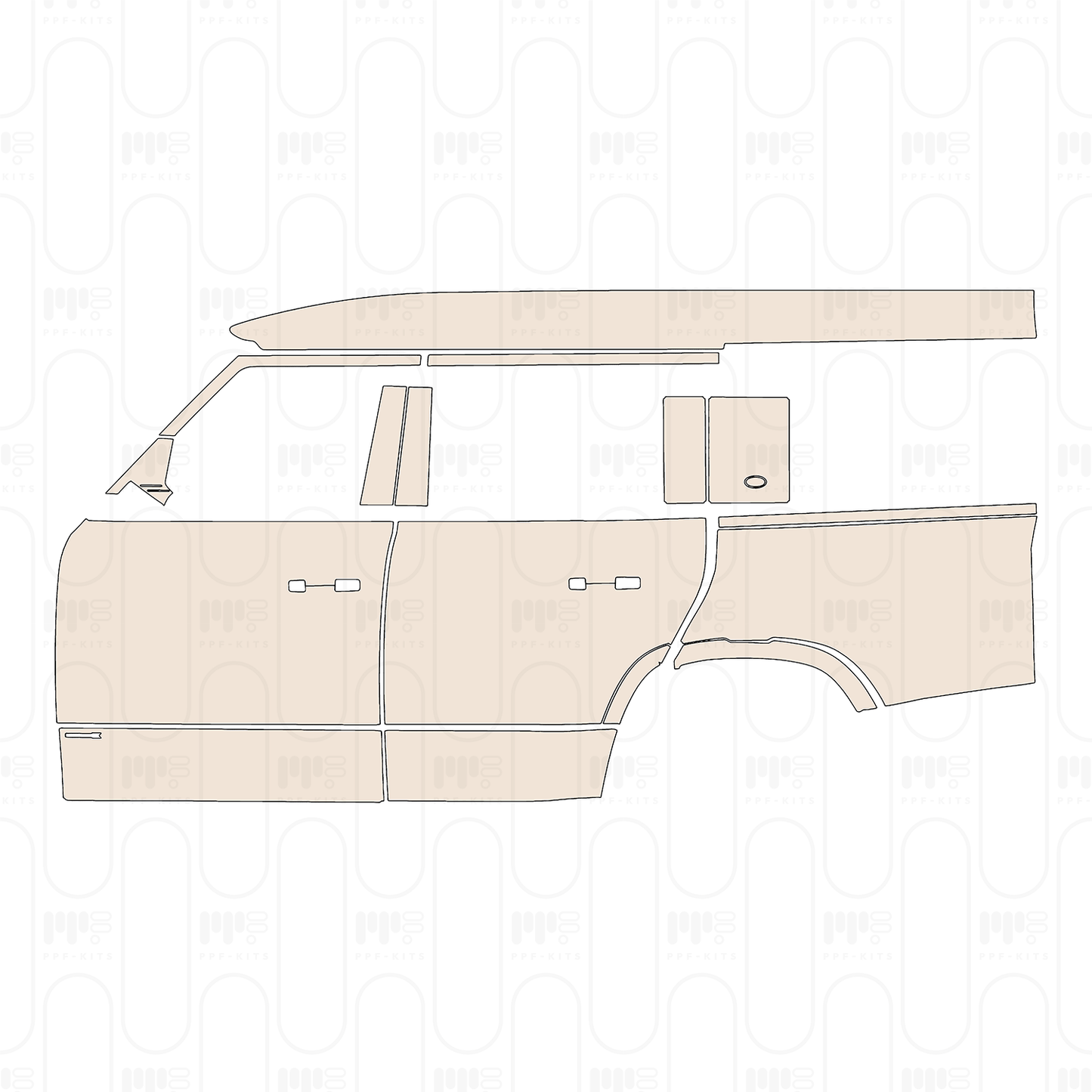 Pre-Cut PPF Land Rover Defender 130 X 2023