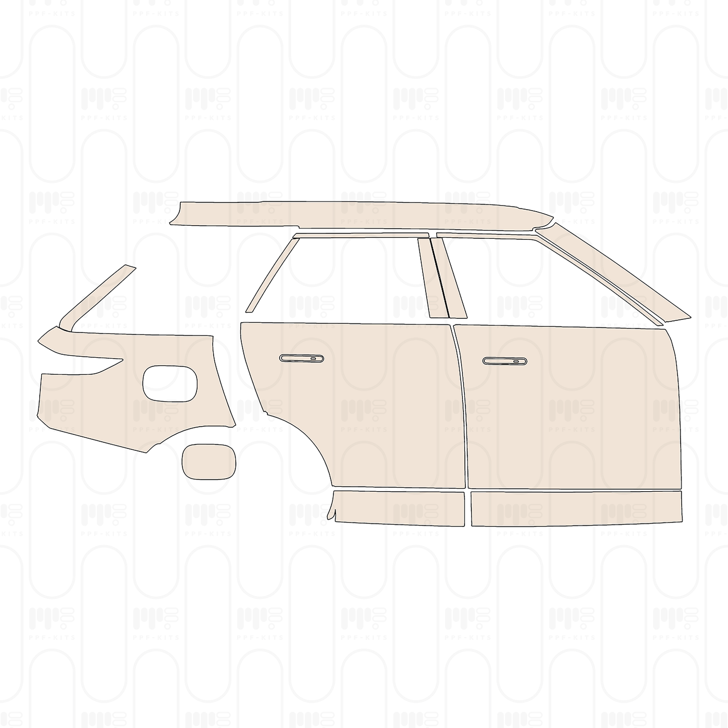 Pre-Cut PPF Land Rover Range Rover Sport Dynamic 2023