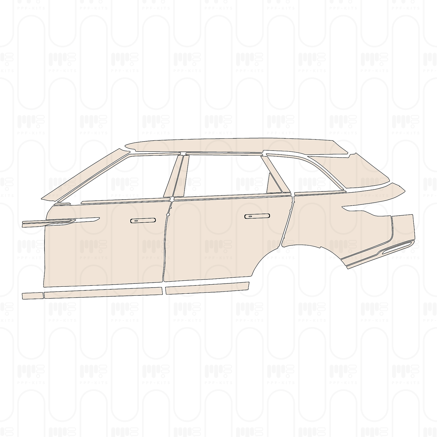 Pre-Cut PPF Land Rover Range Rover Velar Base 2022