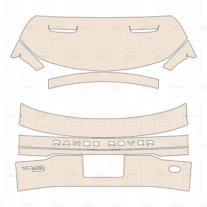 Pre-Cut PPF Land Rover Range Rover Velar Base 2022