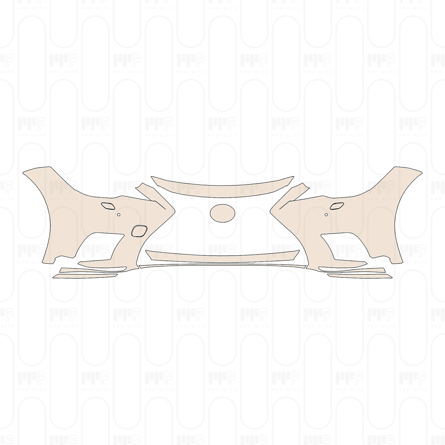 Pre-Cut PPF Lexus LS Hybrid Base 2022