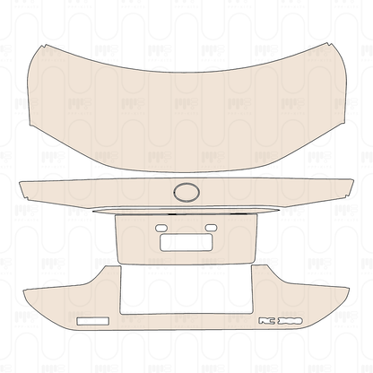 Pre-Cut PPF Lexus RC Base 2022