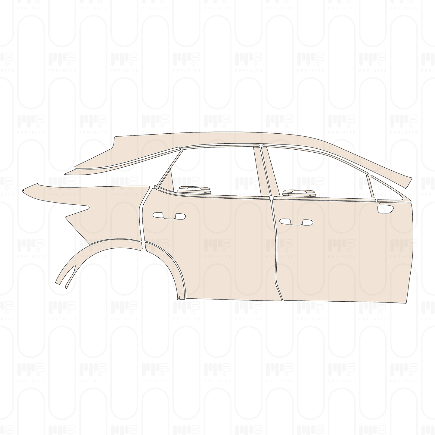Pre-Cut PPF Lexus RX (SWB) Base 2023